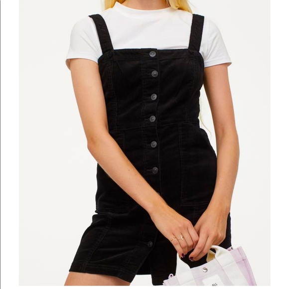 H&M Black Overall Dress - Picture 1 of 8